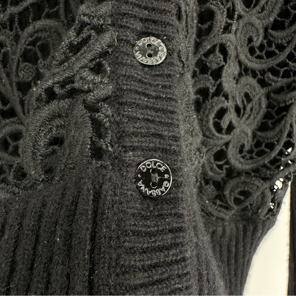 Dolce & Gabbana Cashmere Lace Button up Cardigan - Picture 6 of 12